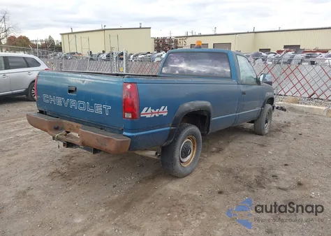 1992 Chevrolet Gmt-400 K2500 from USA, damaged, VIN 1GCGK24K3NE214779